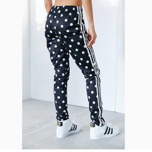 adidas Originals Firebird Polka Dot Track Pants - Size L - Women's